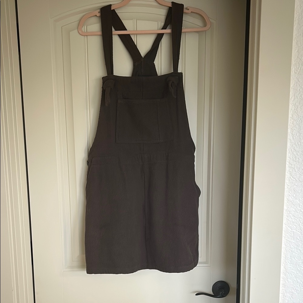 Brown Corduroy Overalls